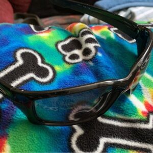 Oakley Black Matte Sunglasses Sporty Design